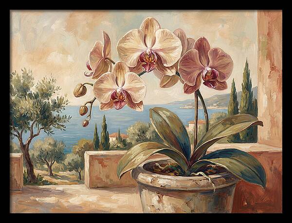 Orchid Blooming By The Sea