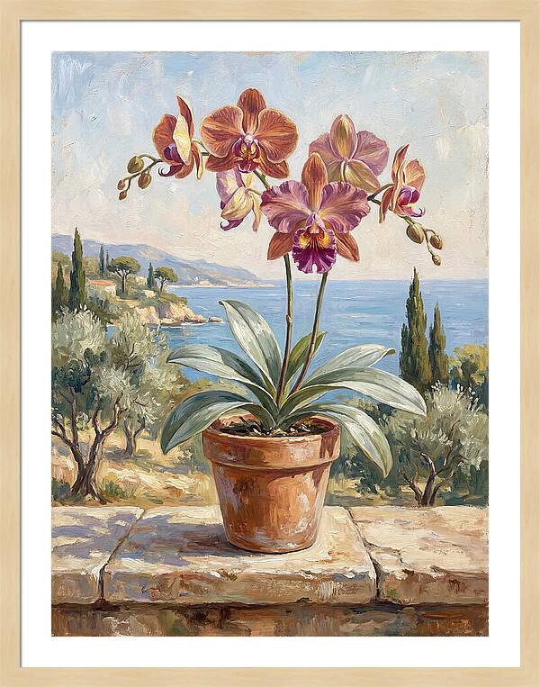 Orchid By The Mediterranean