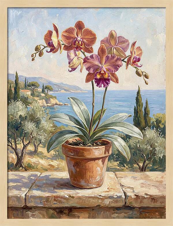 Orchid By The Mediterranean