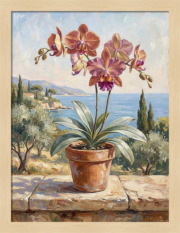 Orchid By The Mediterranean