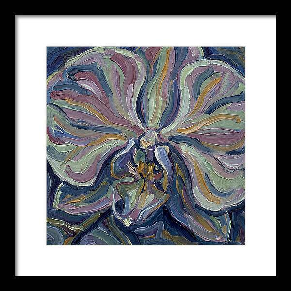 Orchid In Expressionist Style