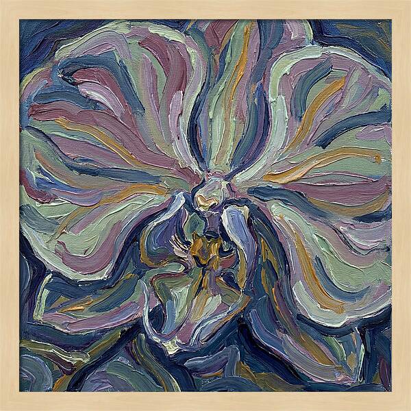 Orchid In Expressionist Style