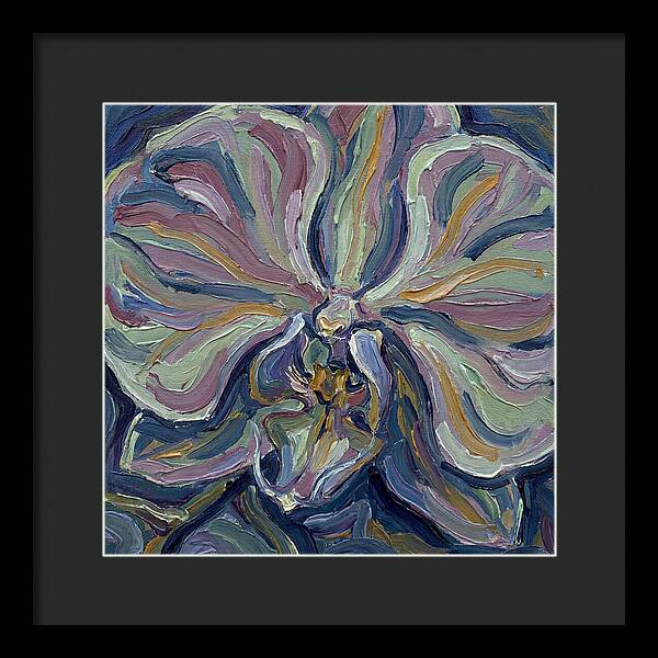 Orchid In Expressionist Style