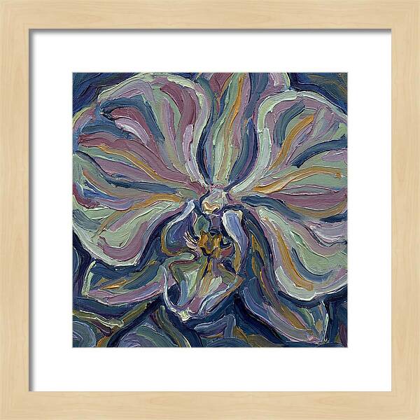 Orchid In Expressionist Style