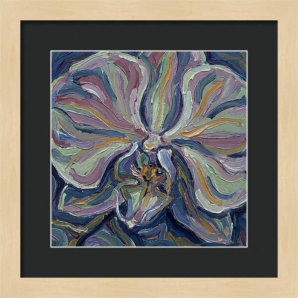 Orchid In Expressionist Style