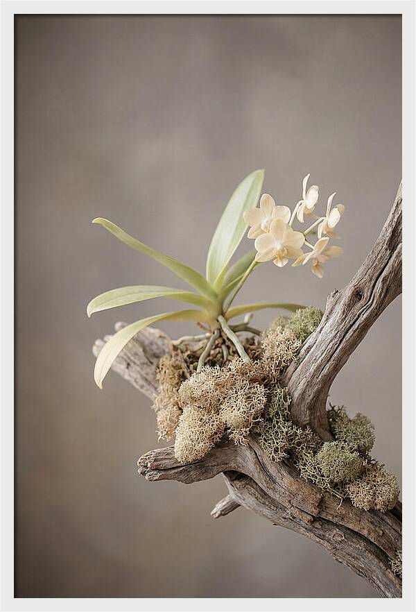 Orchid On Driftwood Mount