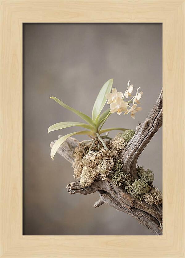 Orchid On Driftwood Mount