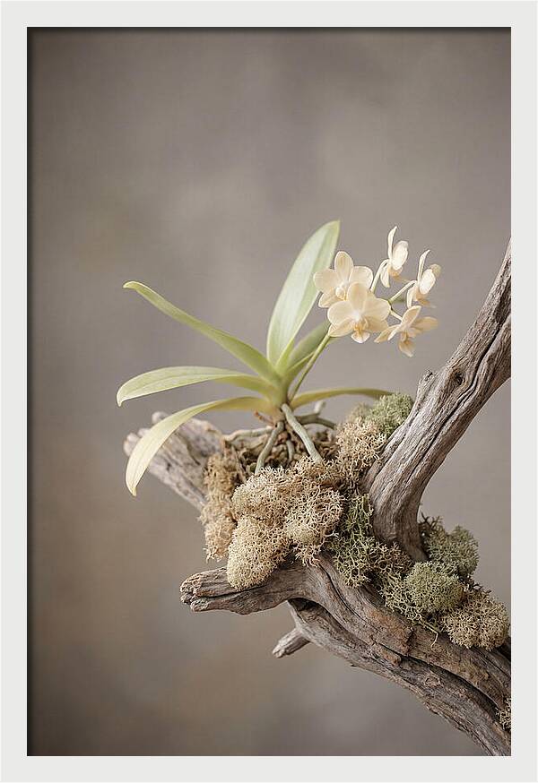 Orchid On Driftwood Mount