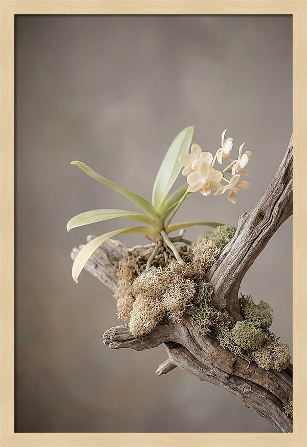Orchid On Driftwood Mount