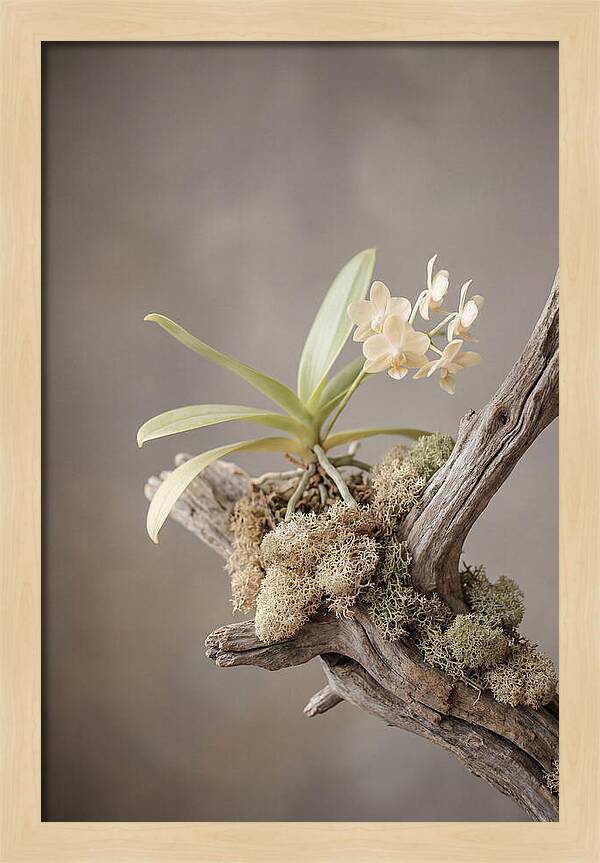 Orchid On Driftwood Mount