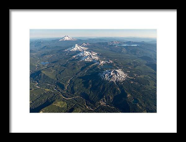 Oregon Cascades From Above