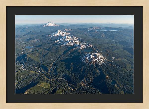 Oregon Cascades From Above