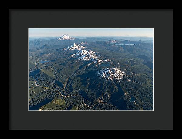 Oregon Cascades From Above