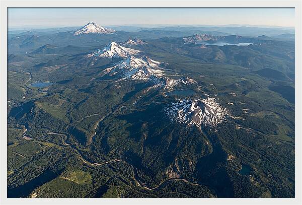 Oregon Cascades From Above