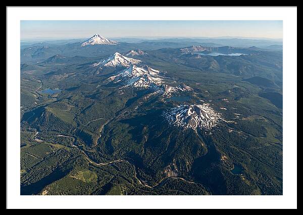 Oregon Cascades From Above