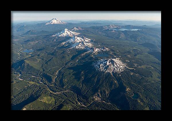 Oregon Cascades From Above