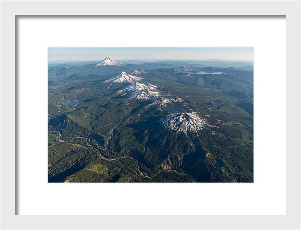 Oregon Cascades From Above
