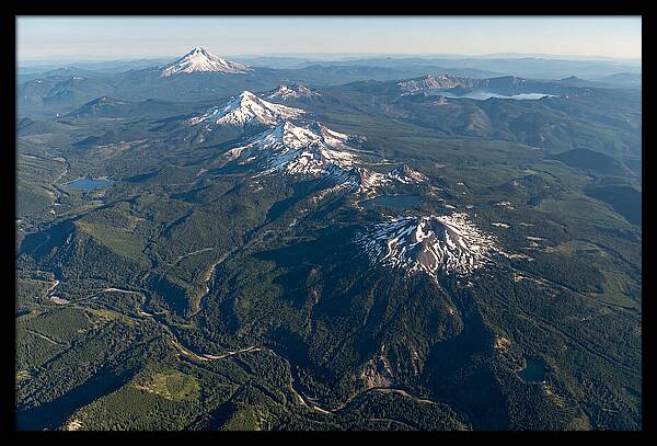 Oregon Cascades From Above