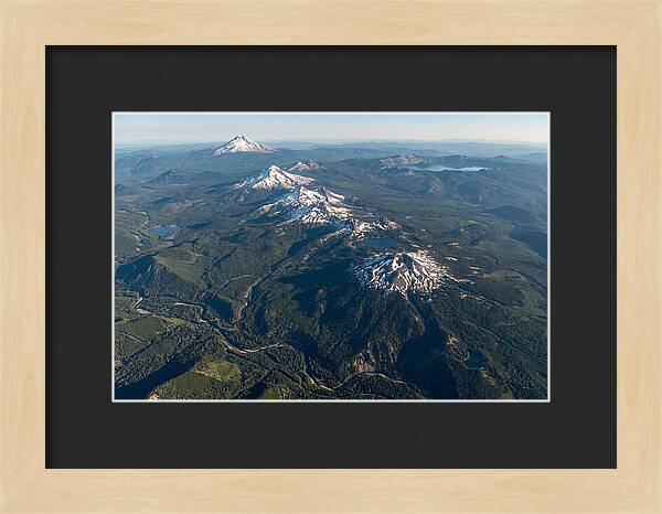 Oregon Cascades From Above