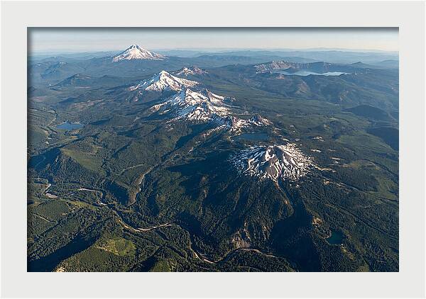 Oregon Cascades From Above