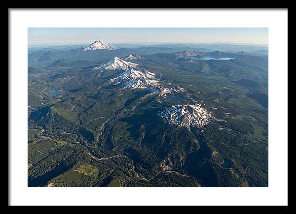 Oregon Cascades From Above