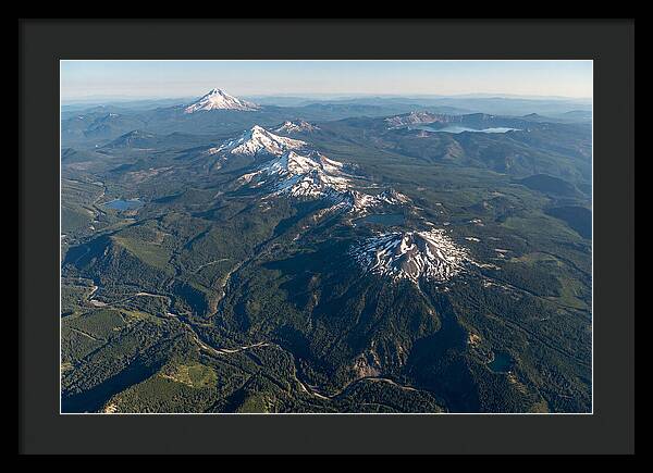 Oregon Cascades From Above