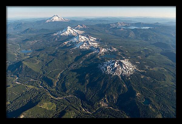 Oregon Cascades From Above