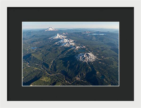 Oregon Cascades From Above