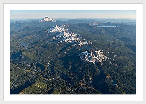 Oregon Cascades From Above