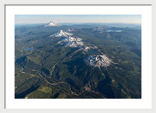 Oregon Cascades From Above