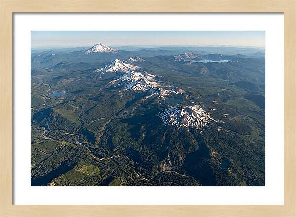 Oregon Cascades From Above