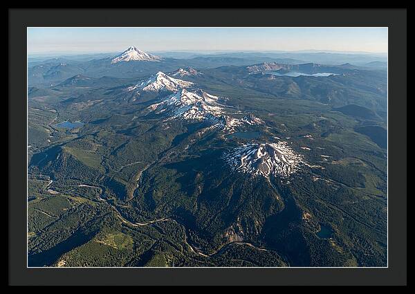 Oregon Cascades From Above