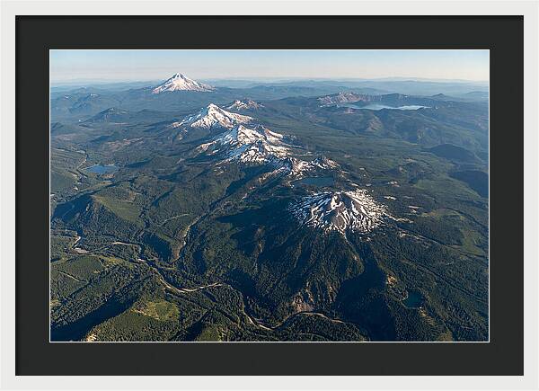Oregon Cascades From Above