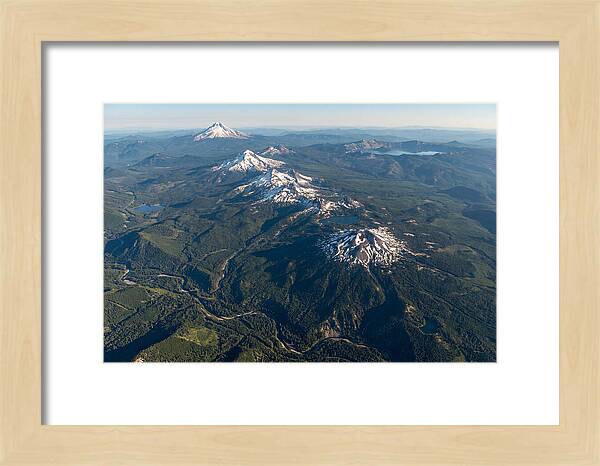 Oregon Cascades From Above