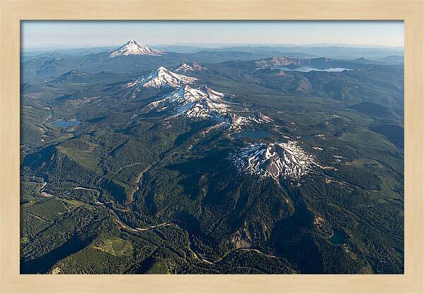 Oregon Cascades From Above