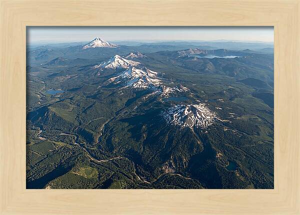 Oregon Cascades From Above