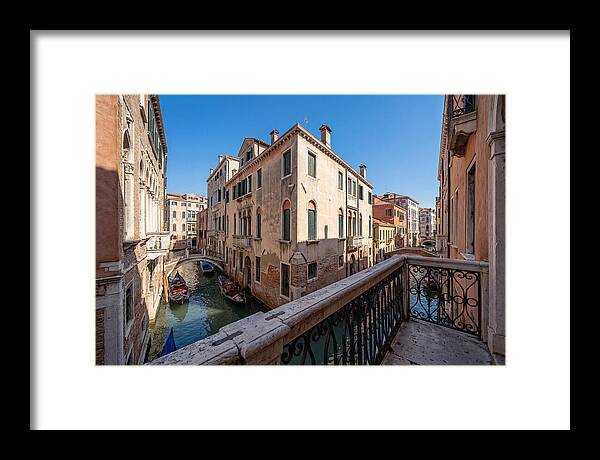Ornate Balcony Overlooking Venice Canal