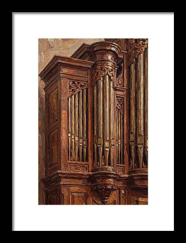 Ornate Church Organ Pipes