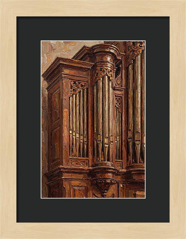 Ornate Church Organ Pipes