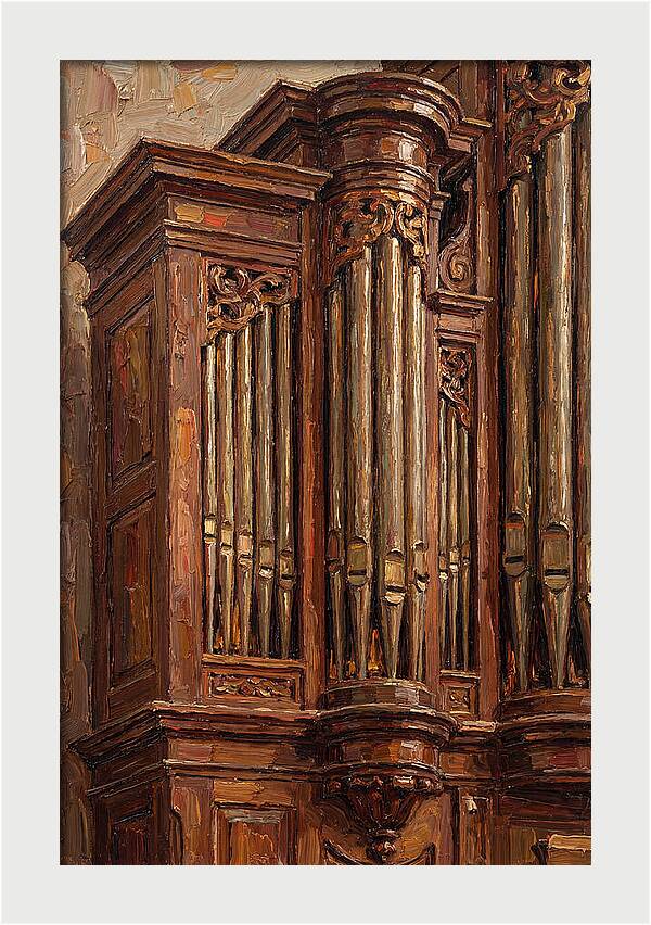 Ornate Church Organ Pipes