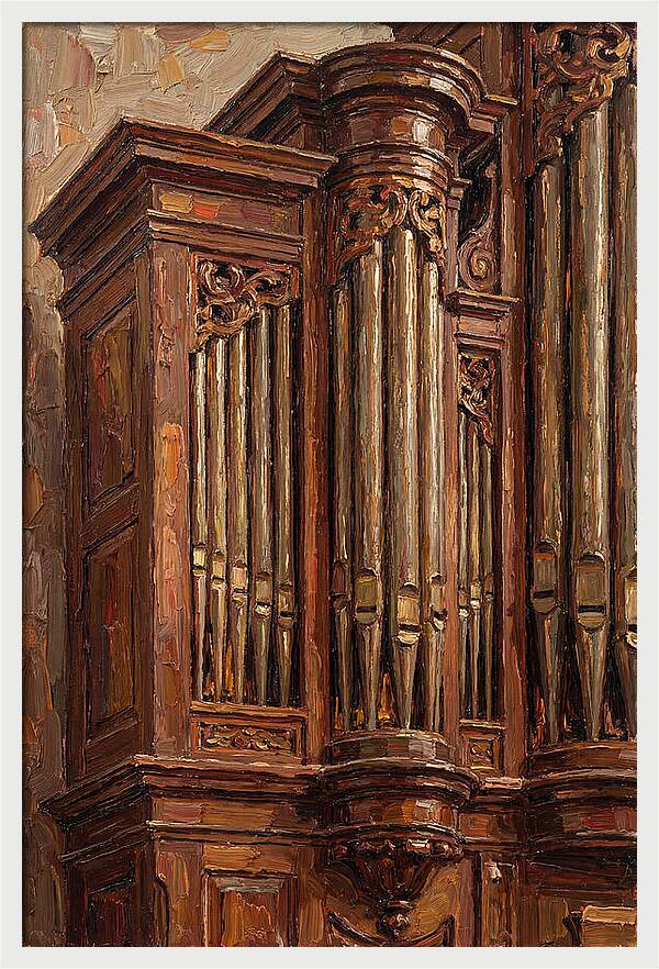 Ornate Church Organ Pipes