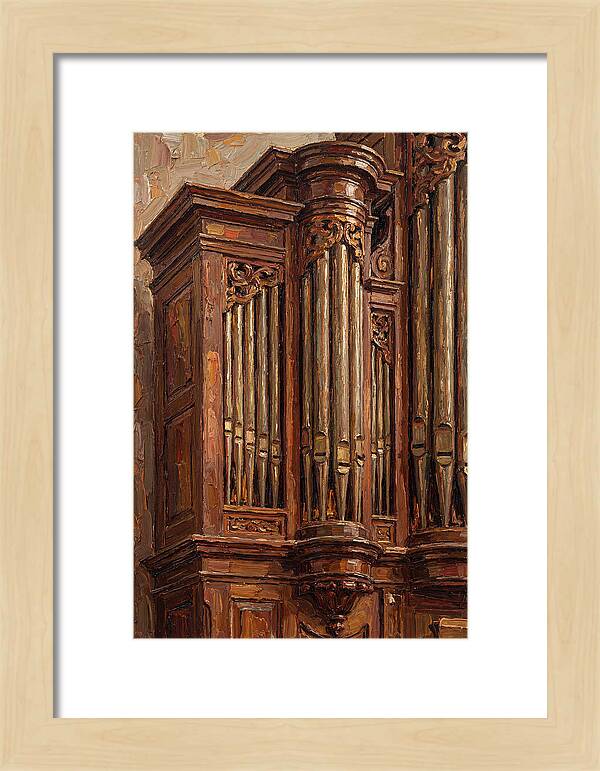 Ornate Church Organ Pipes