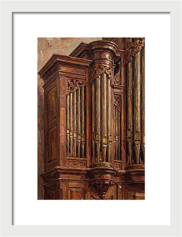 Ornate Church Organ Pipes