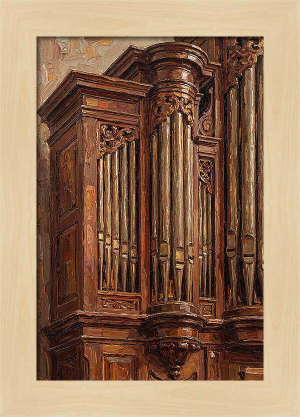 Ornate Church Organ Pipes