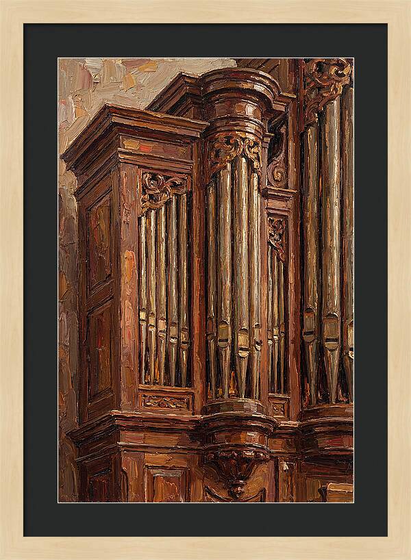 Ornate Church Organ Pipes