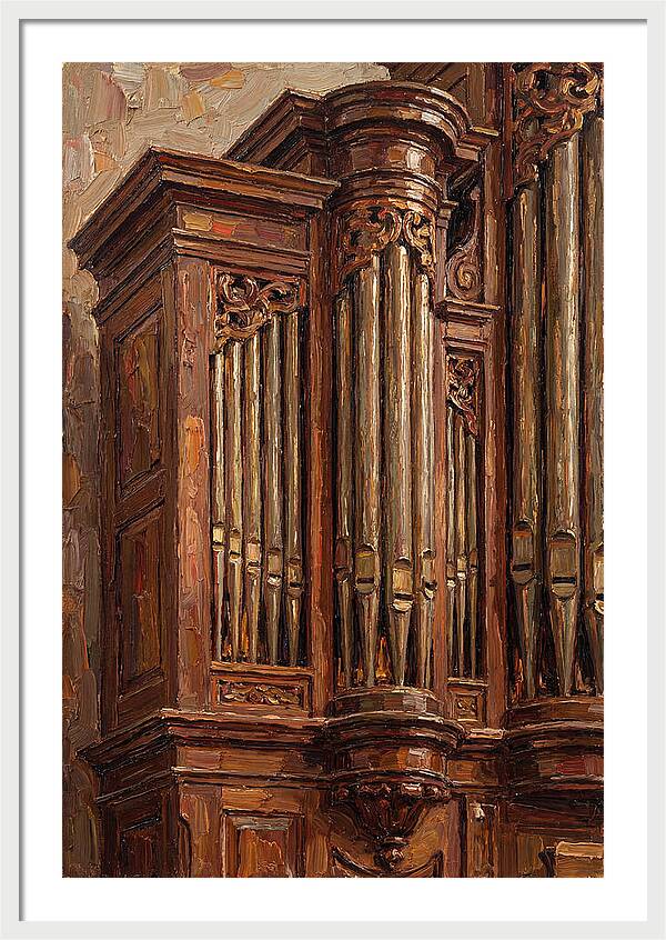 Ornate Church Organ Pipes