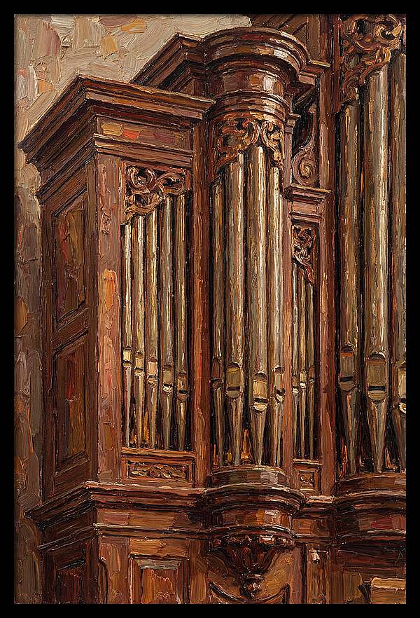 Ornate Church Organ Pipes