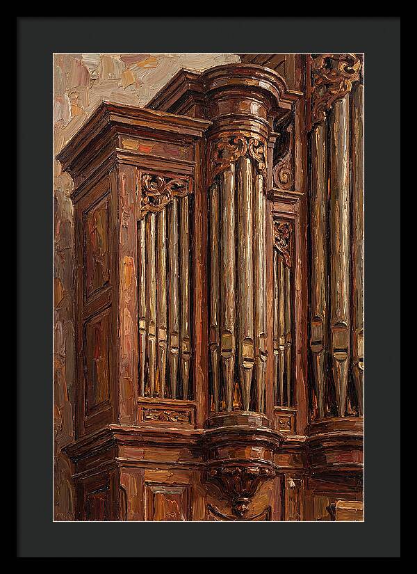 Ornate Church Organ Pipes