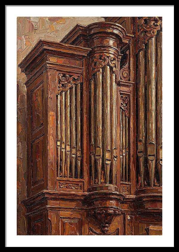 Ornate Church Organ Pipes