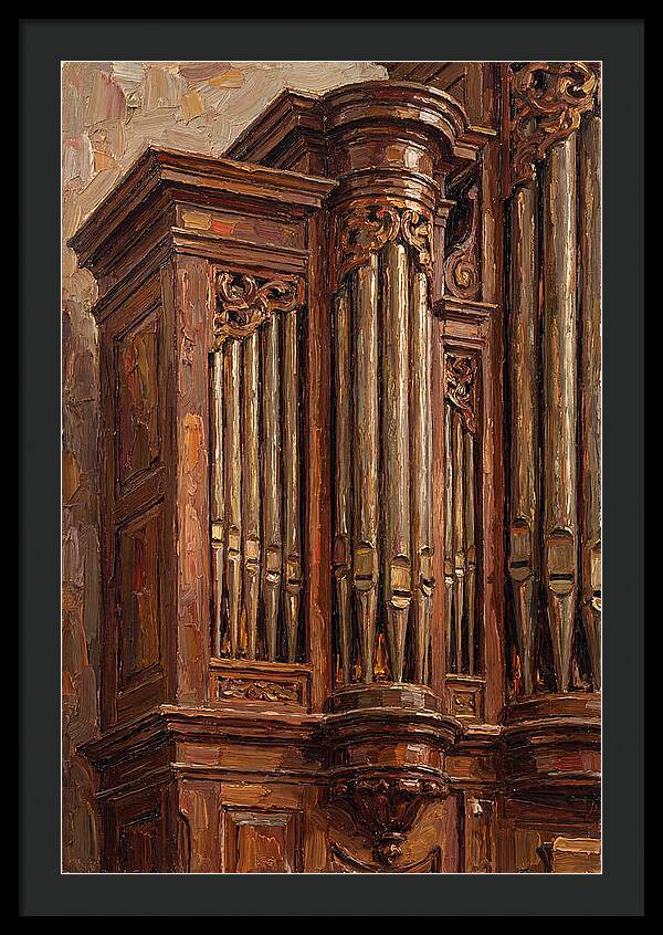 Ornate Church Organ Pipes